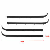 Door Window Seal Belt Weatherstrip 4 Piece Fit For 1987-97 Ford F150 F250 F350